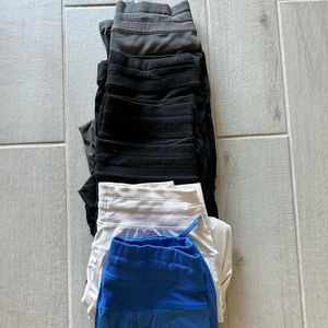 Lot of 6 Lululemon Street to Studio pants size 4.